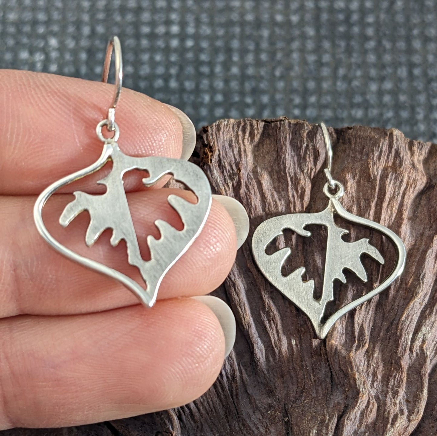 Aspen Leaf Earrings