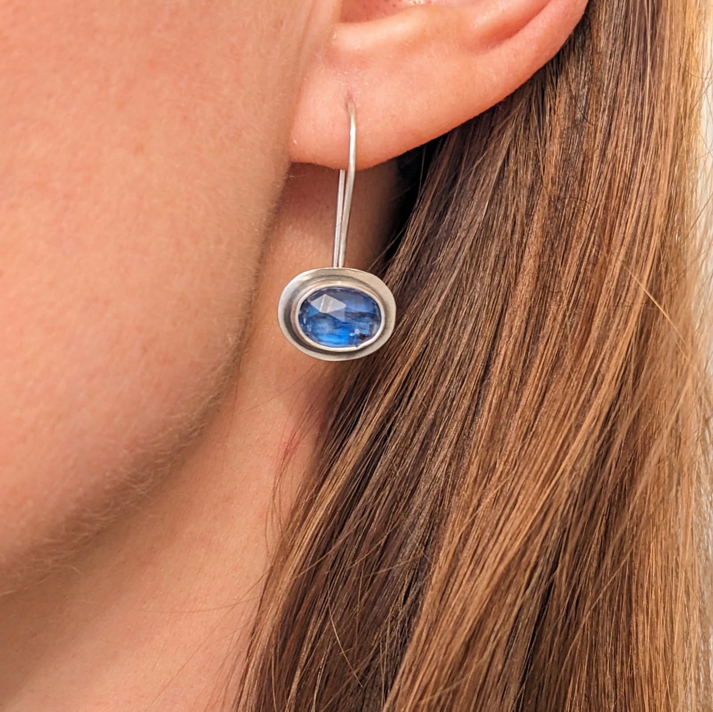 Faceted Stone Earrings