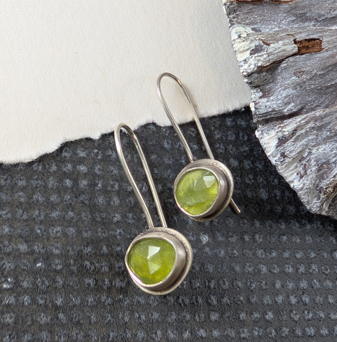 Faceted Stone Earrings