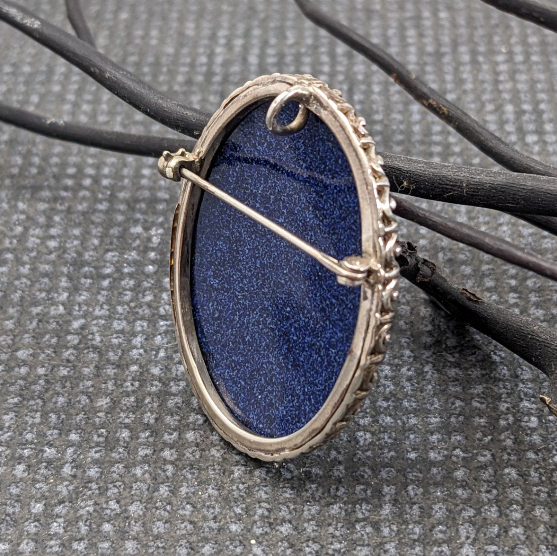 Enamel Butterfly Brooch and Pendant