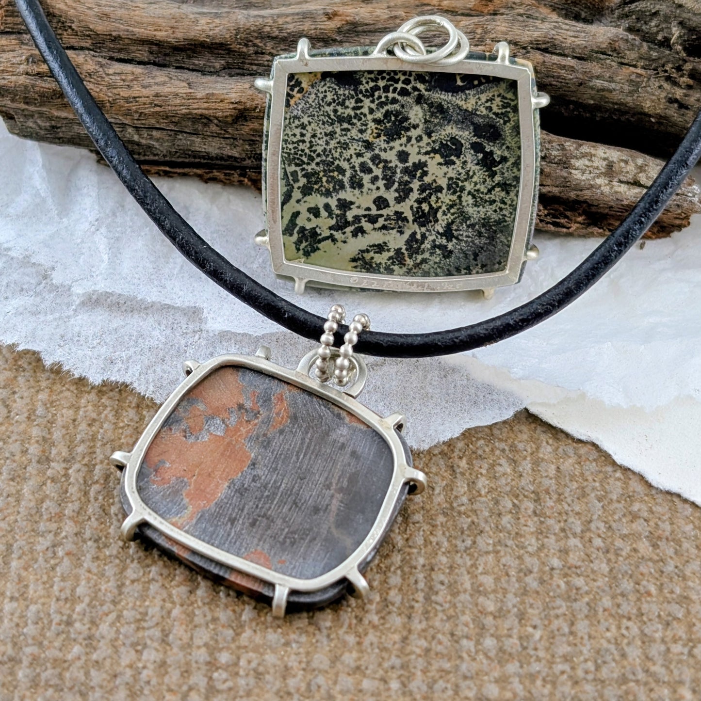 Chinese Picture Jasper Pendant