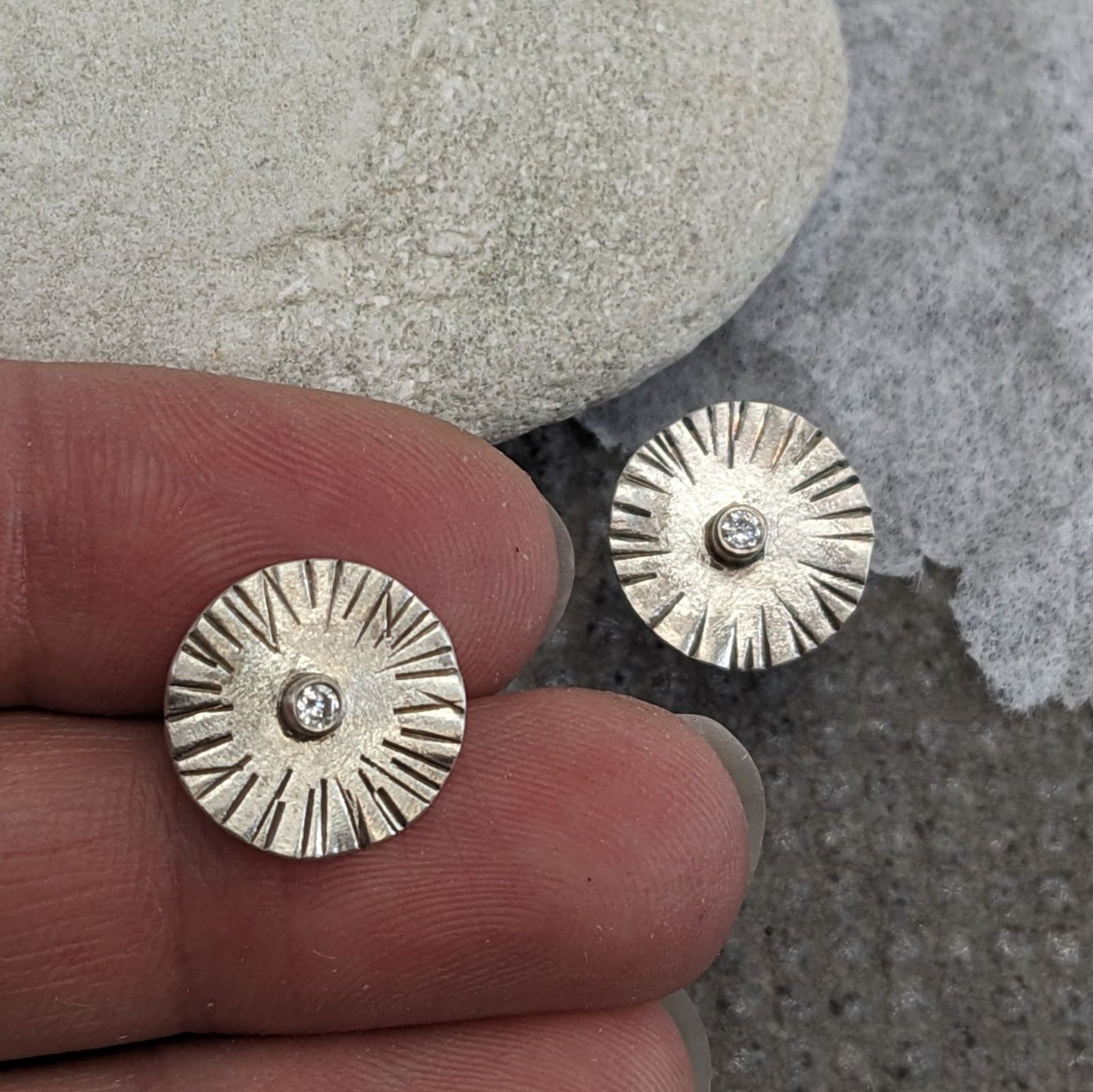 Cubic Zirconia Studs