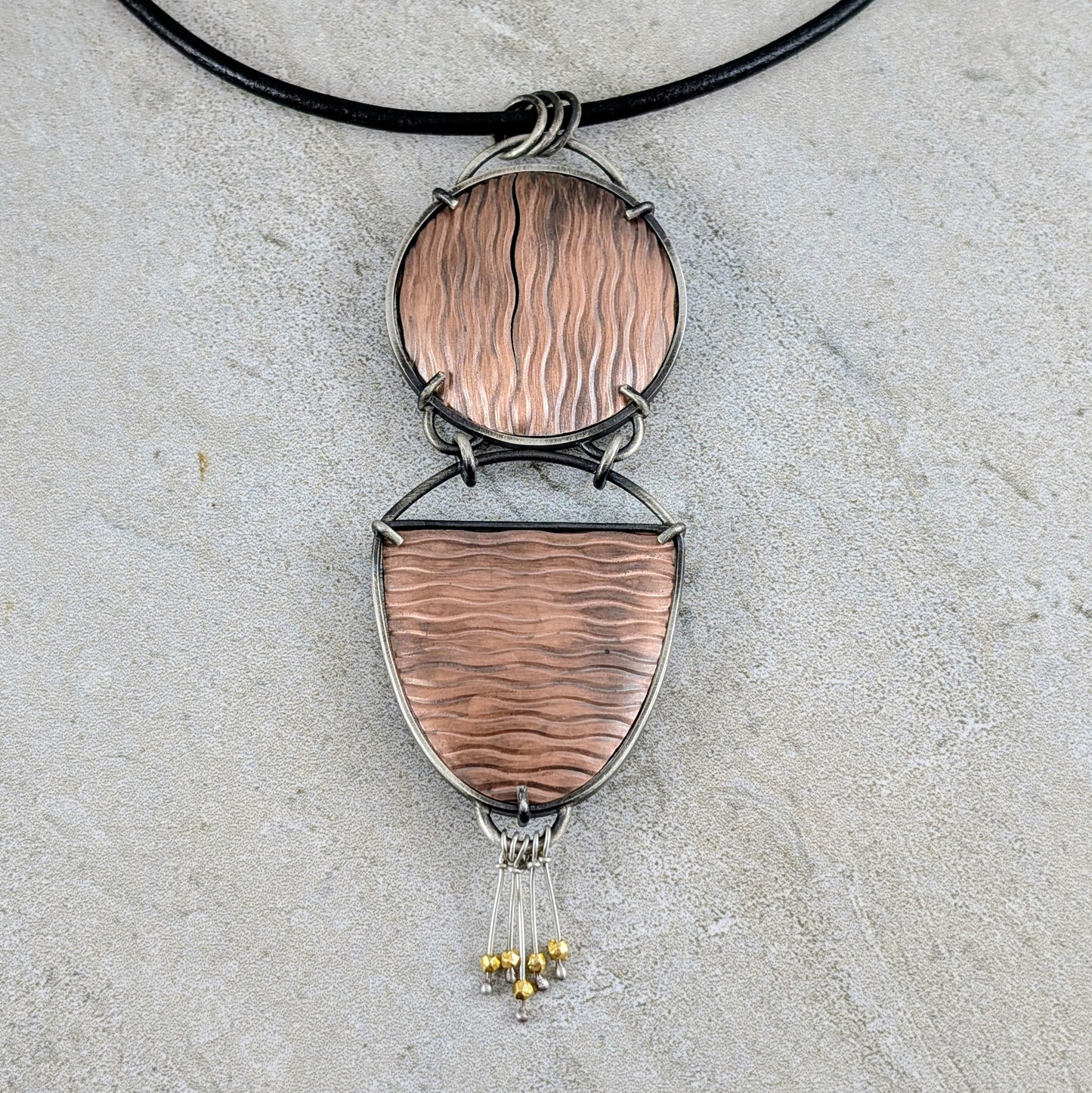 Double Cloisonne Enamel Pendant