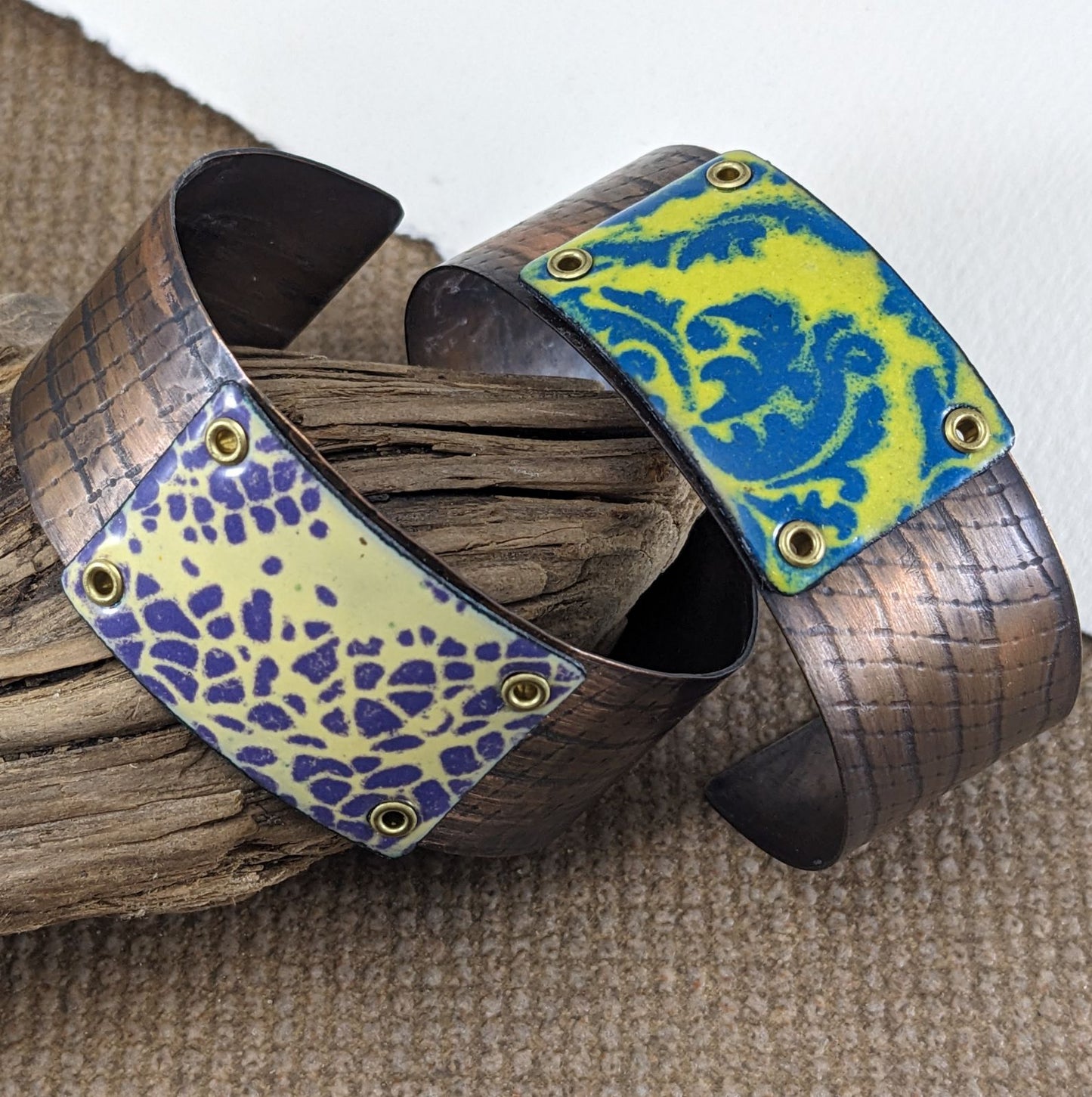 Enamel Copper Cuff