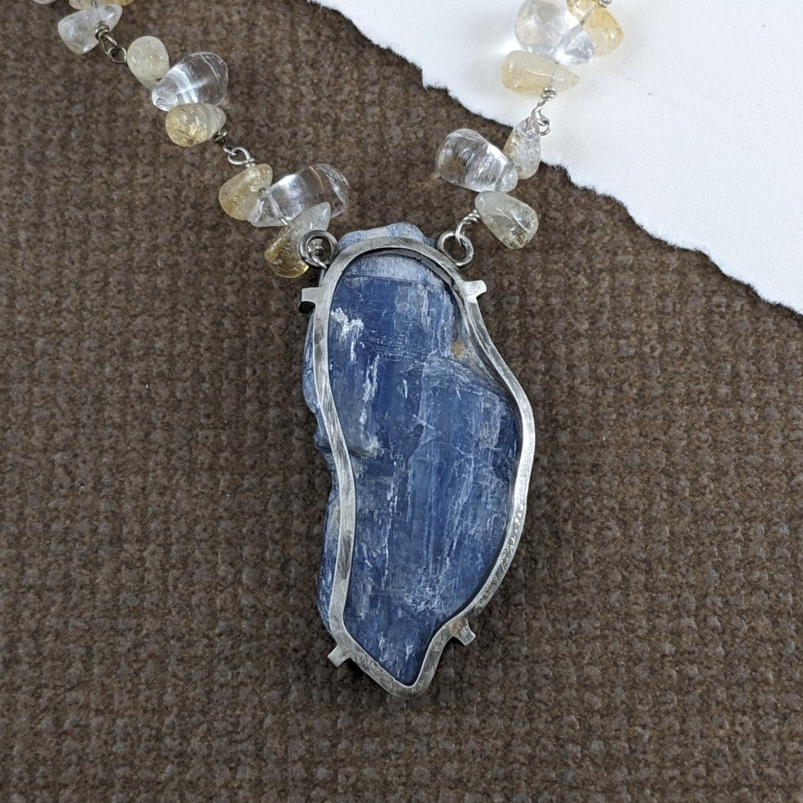 Kunzite and Citrine Necklace