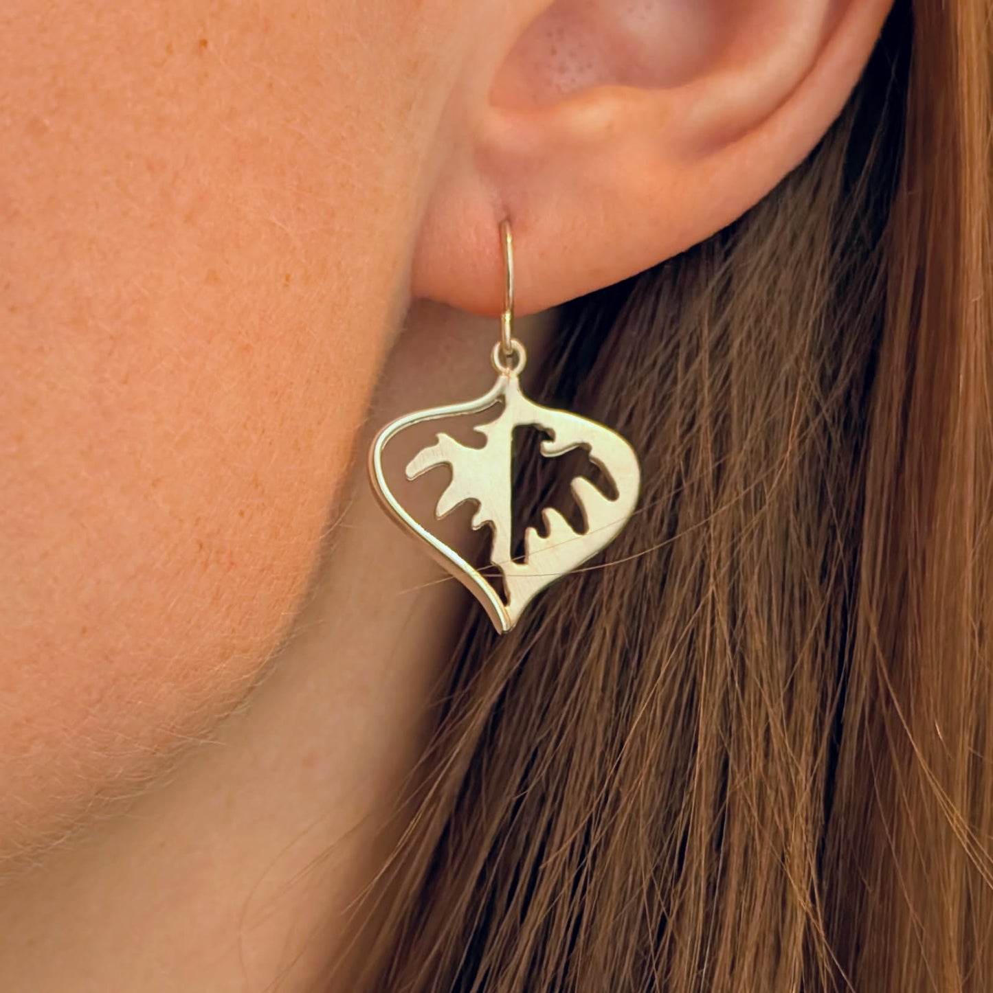 Aspen Leaf Earrings
