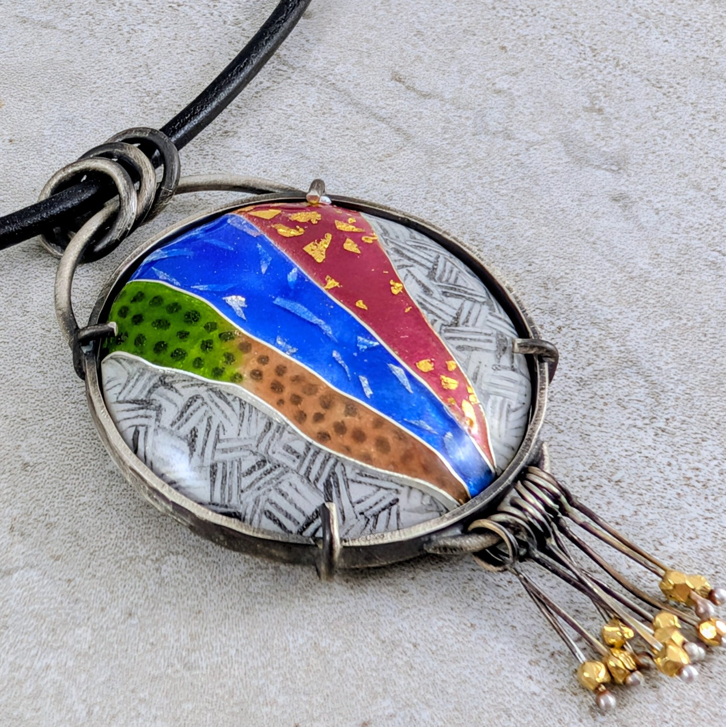 Cloisonne Enamel Pendant