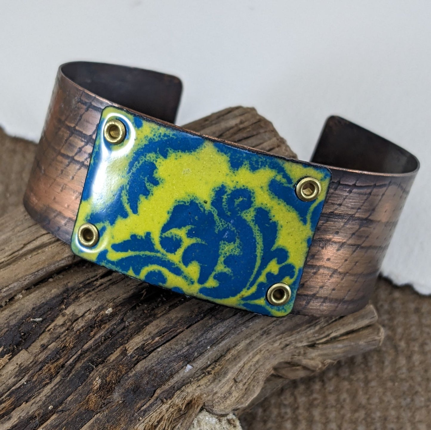 Enamel Copper Cuff