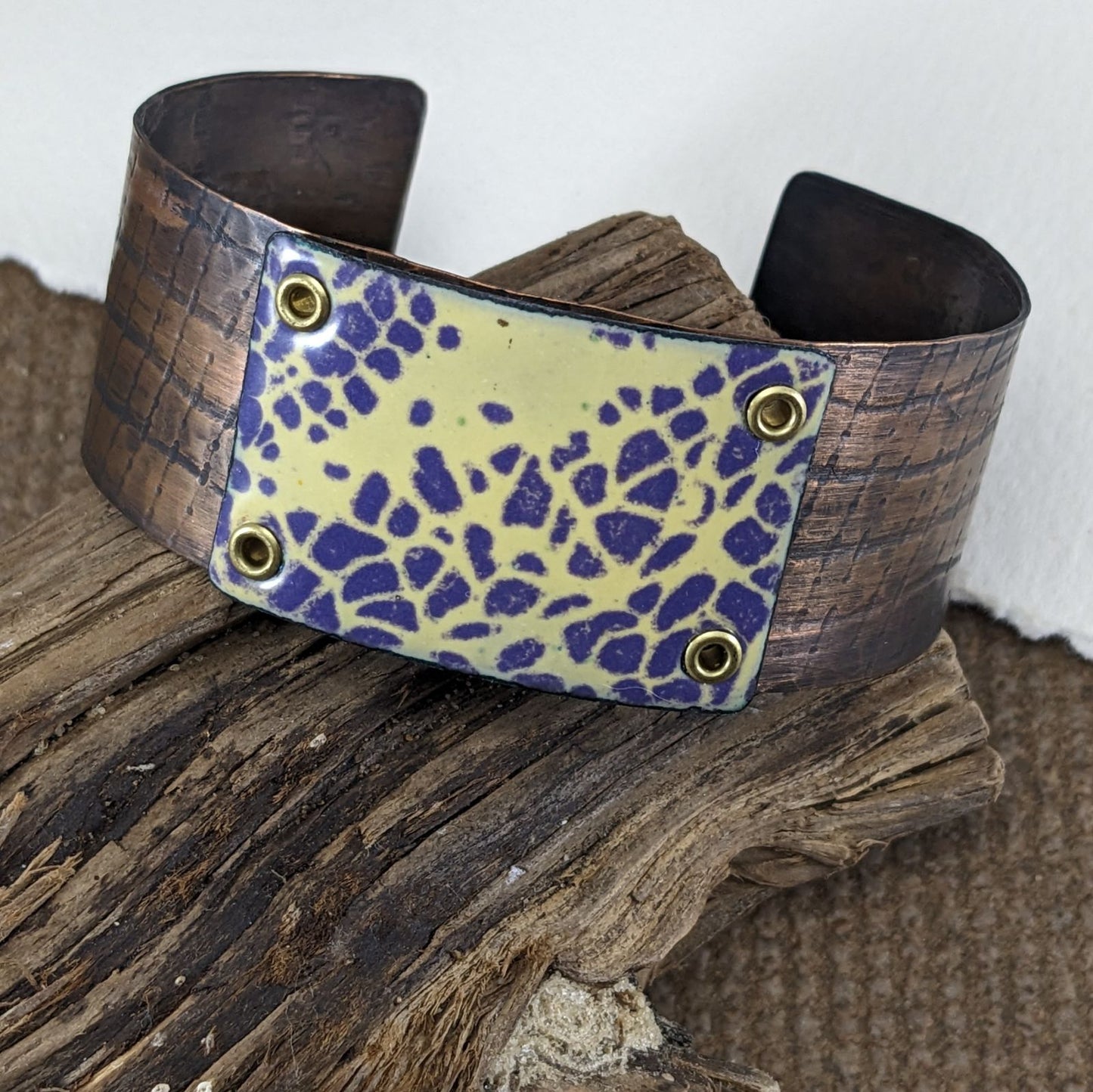 Enamel Copper Cuff