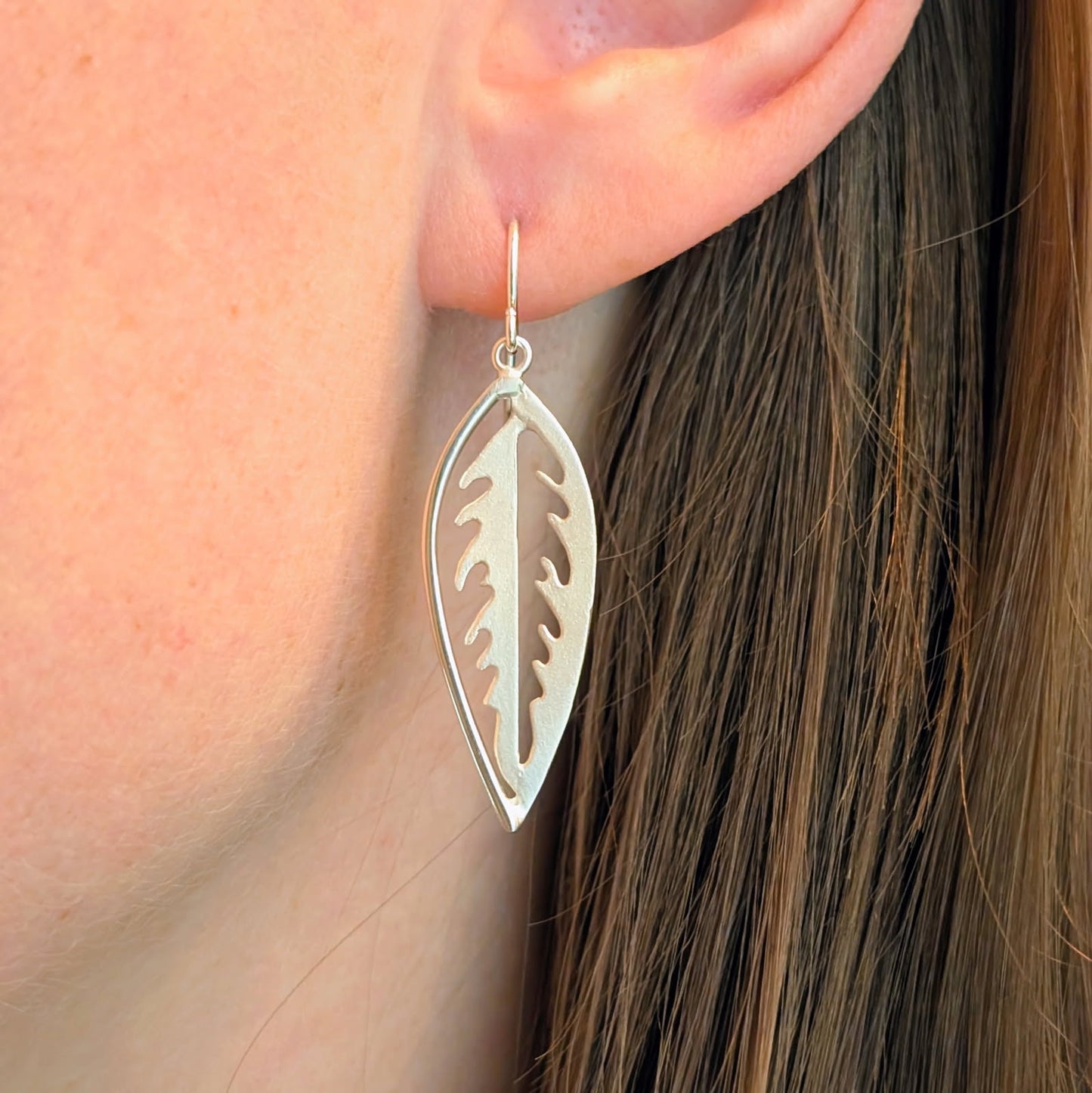 Long Leaf Earrings