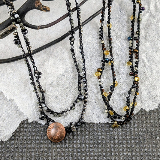 Soul Sister Crocheted Bead Necklace or Bracelet