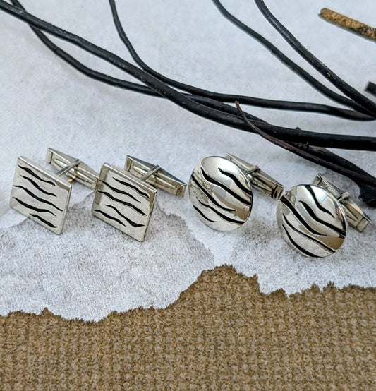 Tiger Stripe Cuff Links
