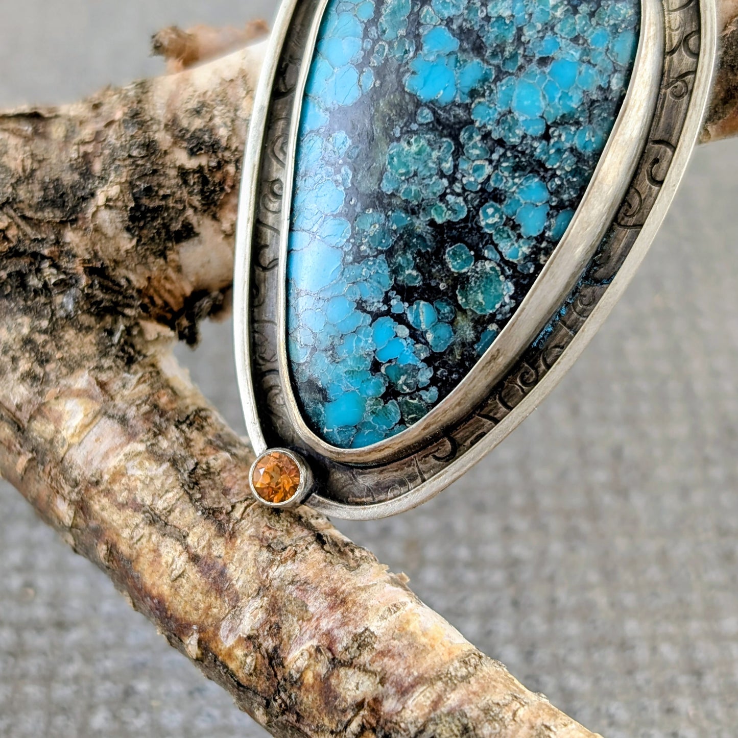 Turquoise and Garnet Necklace