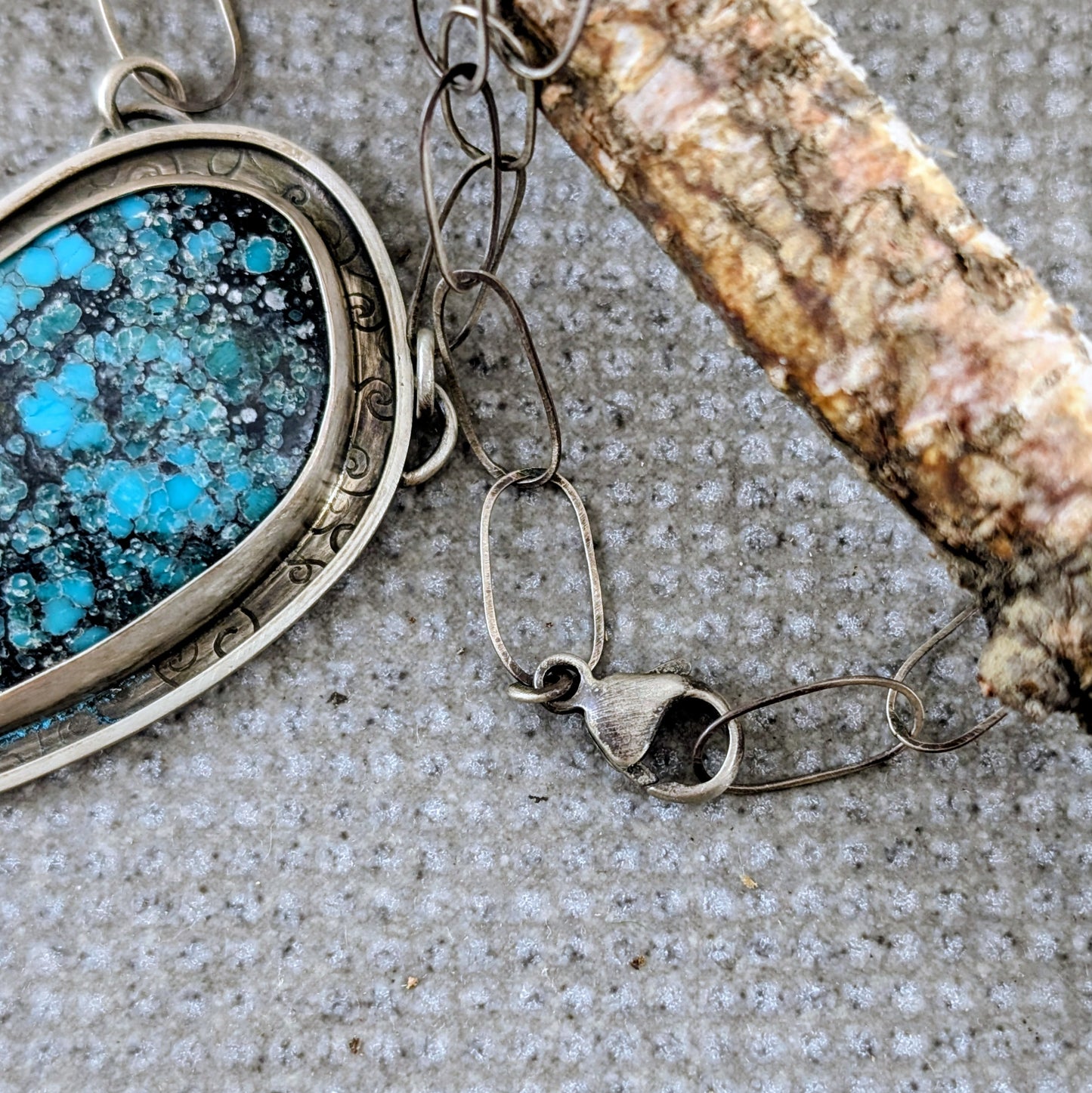 Turquoise and Garnet Necklace